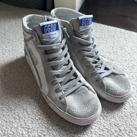 Golden Goose Slide High top sneakers in White - Picture 2 of 5